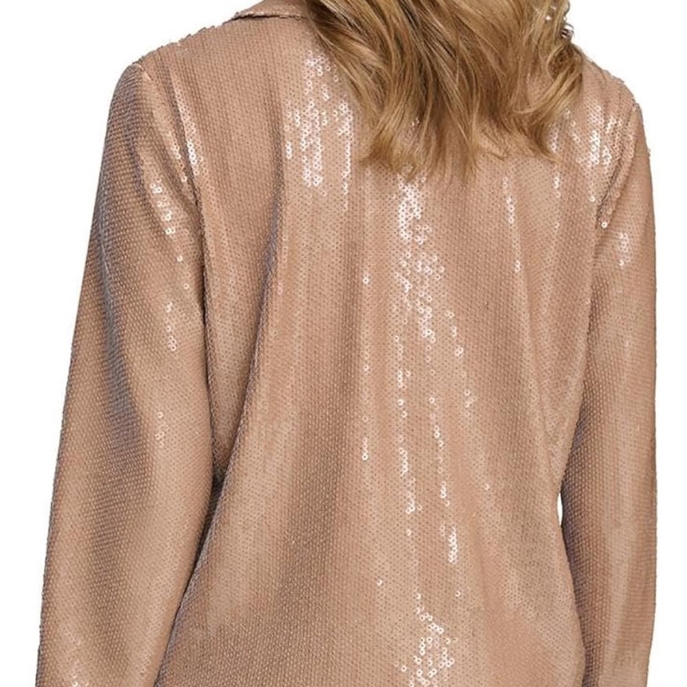Sequined Collared Blouse - Picture 2 of 12